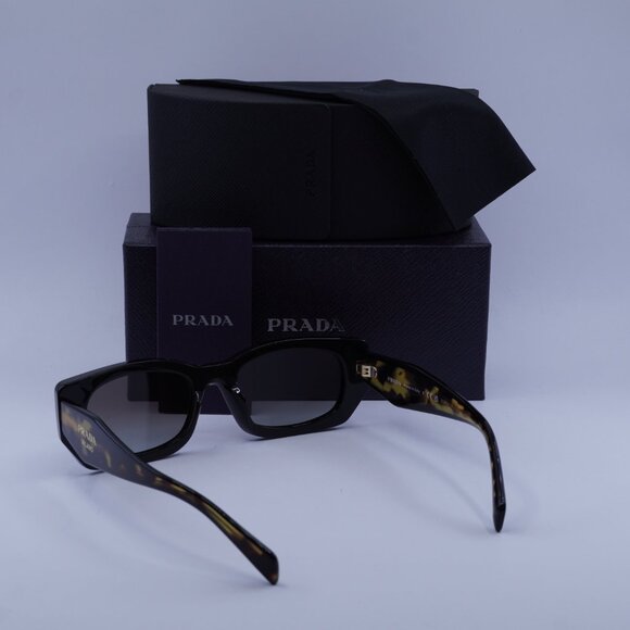 Prada PRB05S 3890A7 Rectangle Sunglasses – Black/Grey - Picture 6 of 13